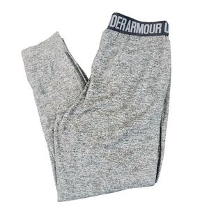 Under Armour HeatGear Jogger Pants Grey Space Dye Mens Small EUC Athletic Lounge